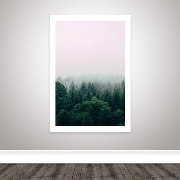 Foggy Forest Print